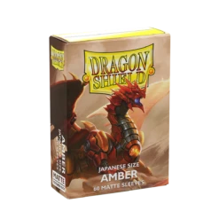 Arcane Tinmen - Dragon Shield Sleeves - Japanese Size - Matte - Amber - Package Of 60 -CARDBOARD MEMORIES raw 1 cc524481 d1c0 4250 a00a 023bf8f7c5f5