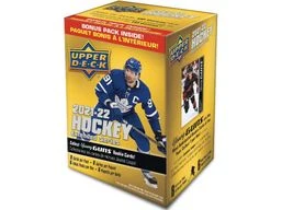 Upper Deck - 2021-22 - Hockey - Extended - Blaster Box - Case Of 20 Boxes 1 Upper Deck - 2021-22 - Hockey - Extended - Blaster Box - Case Of 20 Boxes