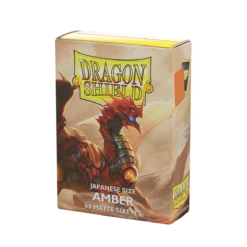 Arcane Tinmen - Dragon Shield Sleeves - Japanese Size - Matte - Amber - Package Of 60 -CARDBOARD MEMORIES raw 2 ba9ec1ba 8b41 4e00 a60a cbc415084c00