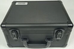 Evoretro - Graded Card Storage Box - Heavy Duty - 3 Rows - Black And Aluminum