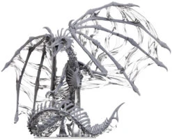 Wizkids - Dungeons And Dragons - Unpainted Miniature - Nolzur’s Marvelous Miniatures - Black Dracolich - 90797 - Pre-Order May 15th 2025