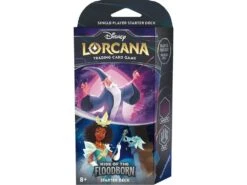 Disney - Lorcana - Rise Of The Floodborn - Starter Deck - Amethyst & Steel Merlin And Tiana
