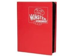 BCW - Monster - 4 Pocket Binder - Matte Red