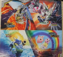 Ultra Pro - Pokemon - Sun And Moon - Cosmic Eclipse - Two Player Playmat