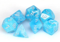 Chessex Dice - Luminary Sky With Silver - Set Of 7 - CHX 20566