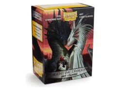 Arcane Tinmen - Dragon Shield Art Sleeves - Standard Size - Matte - Valentine Dragons - Package Of 100