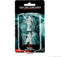 Wizkids - Dungeons And Dragons - Unpainted Miniature - Nolzurs Marvellous Miniatures - Tiefling Sorcerer Female - 90304