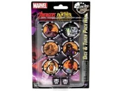 Wizkids - Marvel - HeroClix - Black Panther And Illuminati - Dice & Token Pack