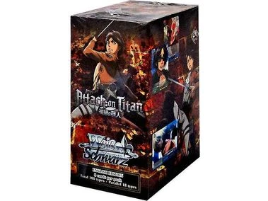 Bushiroad - Weiss Schwarz - Attack On Titan - Booster Box 1 Bushiroad - Weiss Schwarz - Attack On Titan - Booster Box