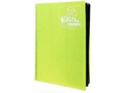 BCW - Monster - 9 Pocket Binder - Holofoil Yellow